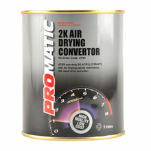 Load image into Gallery viewer, PROMATIC-2K AIR DRYING CONVERTOR 1LT Products Characteristics 47/59 ProMATIC 1k convertor enables any 2k paint to be converted into an air drying paint. This eliminates the need of an activator.