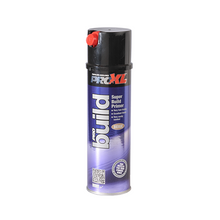 Load image into Gallery viewer, PROXL-PROBUILD BEIGE AEROSOL (500ML) PROBUILD is a primer-surfacer combining ultra high filling properties with very quick drying times. Resulting in an easily sanded non-porous surface that is suitable for any topcoat. High build primer filler Fast drying Excellent smooth finish Very easily sanded Supplied with 2 nozzles