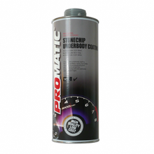 Load image into Gallery viewer, PROMATIC-STONECHIP (GREY) 1LT Product Characteristics Stonechip is a repaintable plastic protective, single component. Sound-deadening and anti-abrasive characteristics. Ideal for repairing underdoor and sidebands, wheel arches and underbody. Does not contain lead, tar, asbestos or chlorinated hydrocarbons.