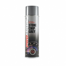 Load image into Gallery viewer, PROMATIC STONECHIP GREY AEROSOL (500ML) Products Characteristics Excellent corrosion prevention Long lasting elasticity Noise Insulation Excellent adhesion Overcoatable Resistant to acids and alkalines Good weathering resistance