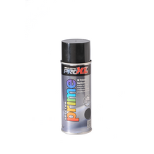 Load image into Gallery viewer, PROXL-SPECTRO PRIME AEROSOL-BLACK (400ML) SPECTROPRIME is a premium coloured primer-surfacer for fast spot priming under difficult covering topcoats, offering ultimate adhesion direct onto many difficult substrates including alloy, stainless steel, zintec and galvanise. Product Benefits Greater topcoat opacity Excellent adhesion and anti-corrosive properties Very fast drying Excellent smooth surface finish