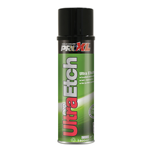 Load image into Gallery viewer, PROXL-ULTRAETCH PRIMER GREY (500ML) UltraEtch primer is an outstanding all-purpose epoxy etch primer that provides excellent adhesion and corrosion prevention on sheet steel, zinc-coated steel, aluminium and anodised aluminium. It is very fast drying with excellent flow out and can be used wet-on-wet with a super smooth finish. Features and benefits Outstanding adhesion Super smooth finish for wet on wet Fast drying Anti corrosive properties