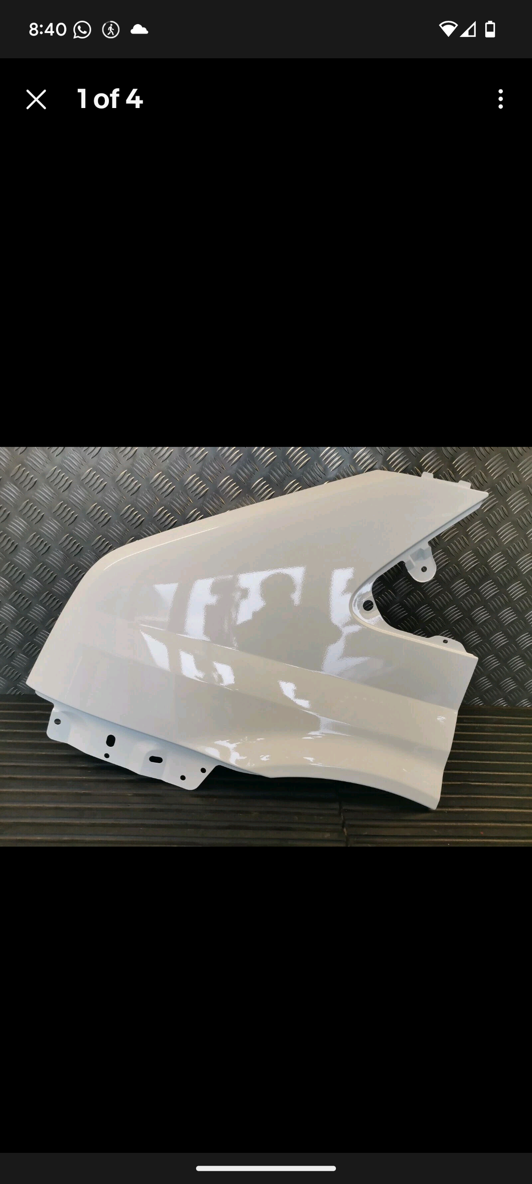 Ford Transit Mk7 06-14 Wing Passenger Side Frozen White