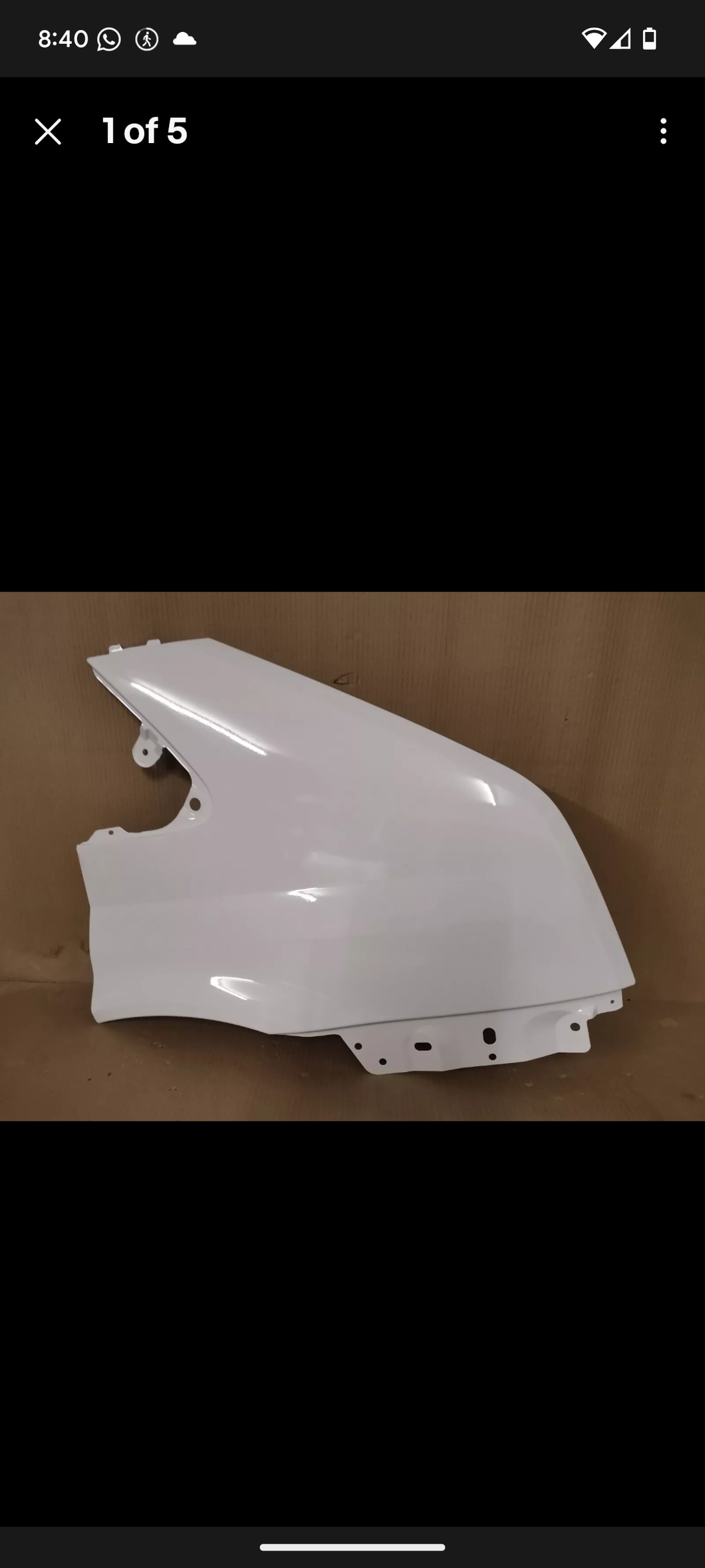 Ford Transit Mk7 06-14 Wing Driver Side Frozen White